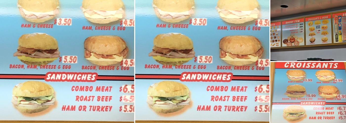 Manley's Donut 2 Menu