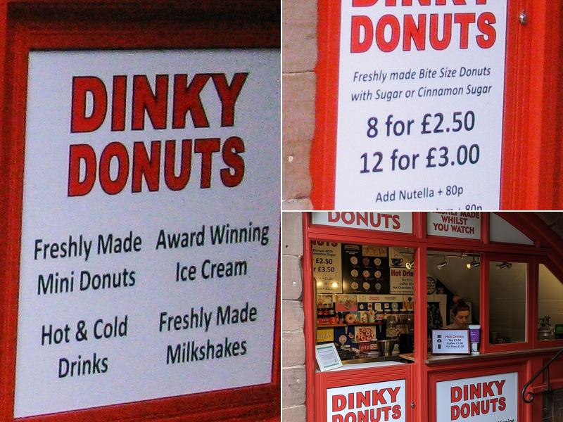 Dinky Donuts Menu