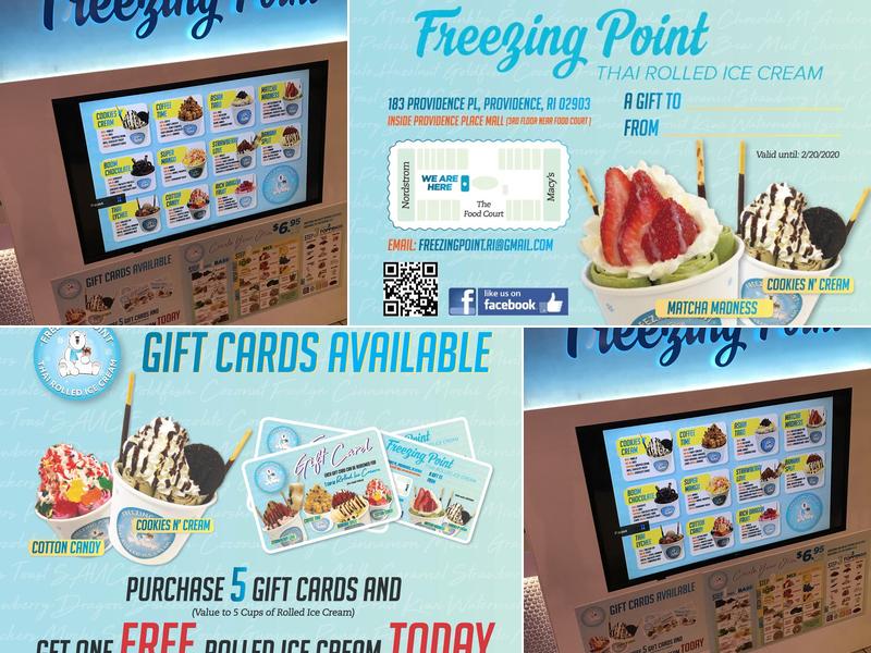 Freezing Point Menu