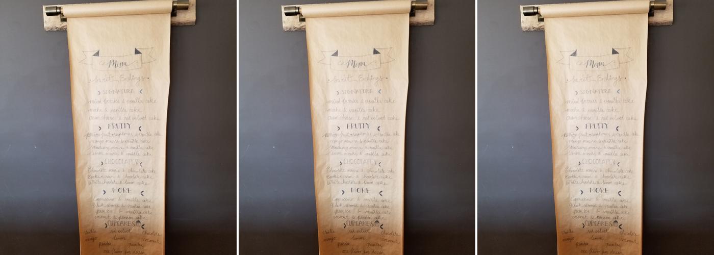 Final Touch Bakery Menu