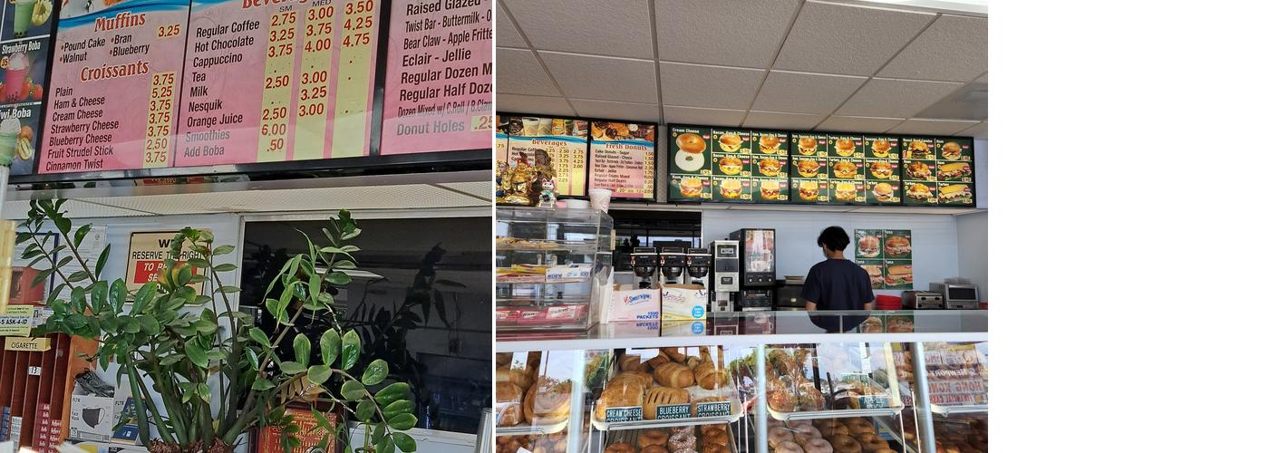 Sun's Donuts Menu