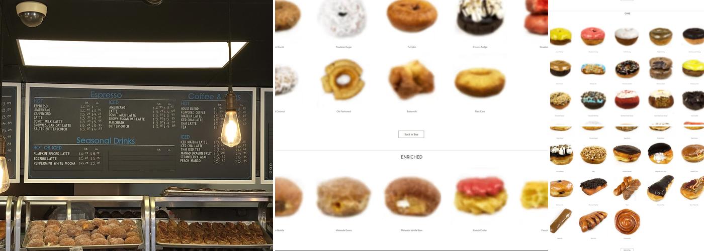 The Donuttery Menu