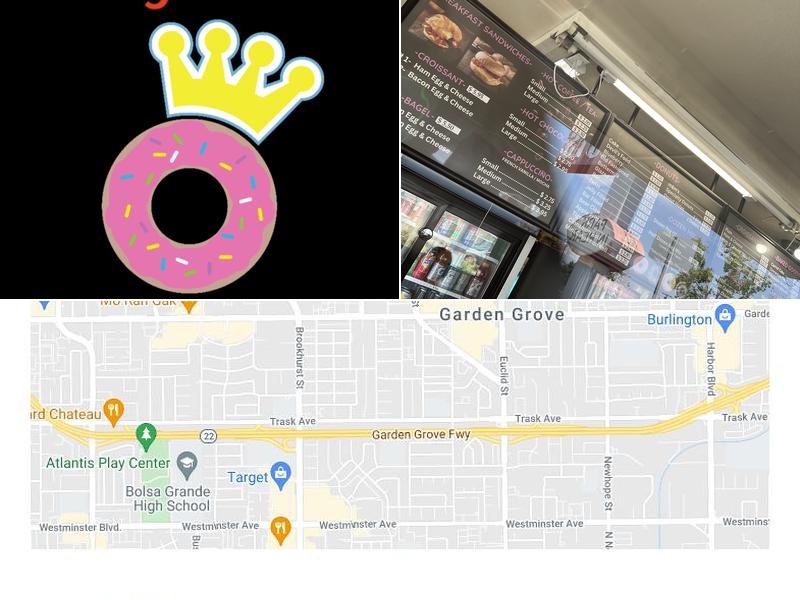 King's Donuts Menu