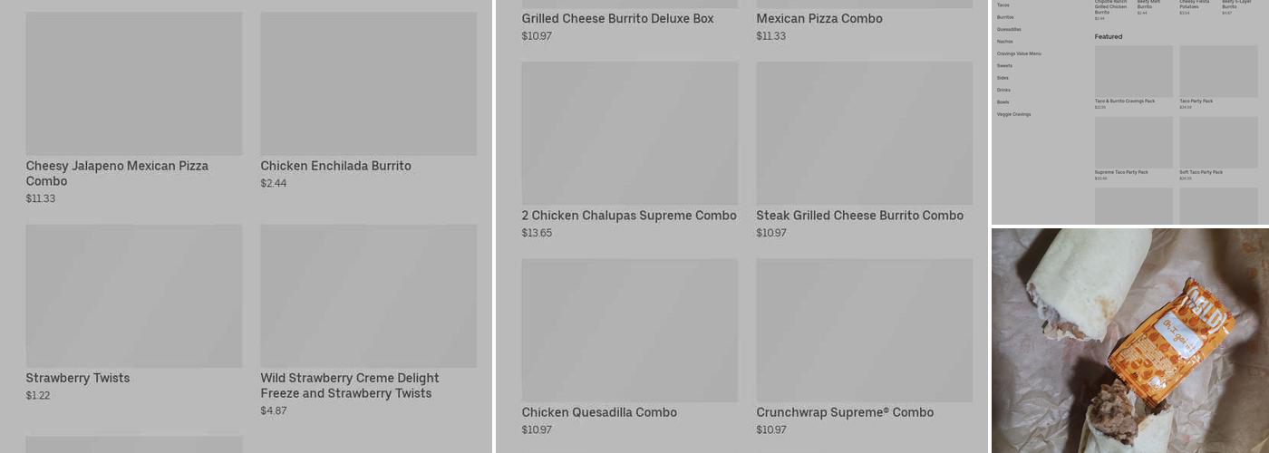 Taco Bell Menu