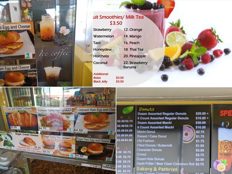 Sak Donuts Menu