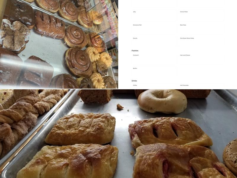 Rainbow Donuts Menu