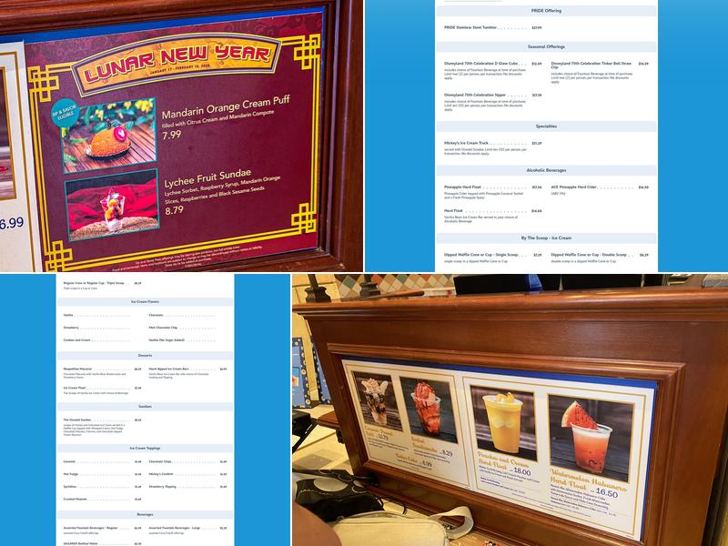 Clarabelle's Hand-Scooped Ice Cream Menu