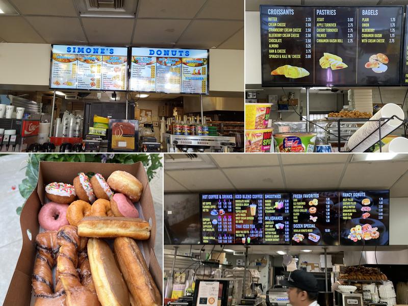Simone's Donuts Menu