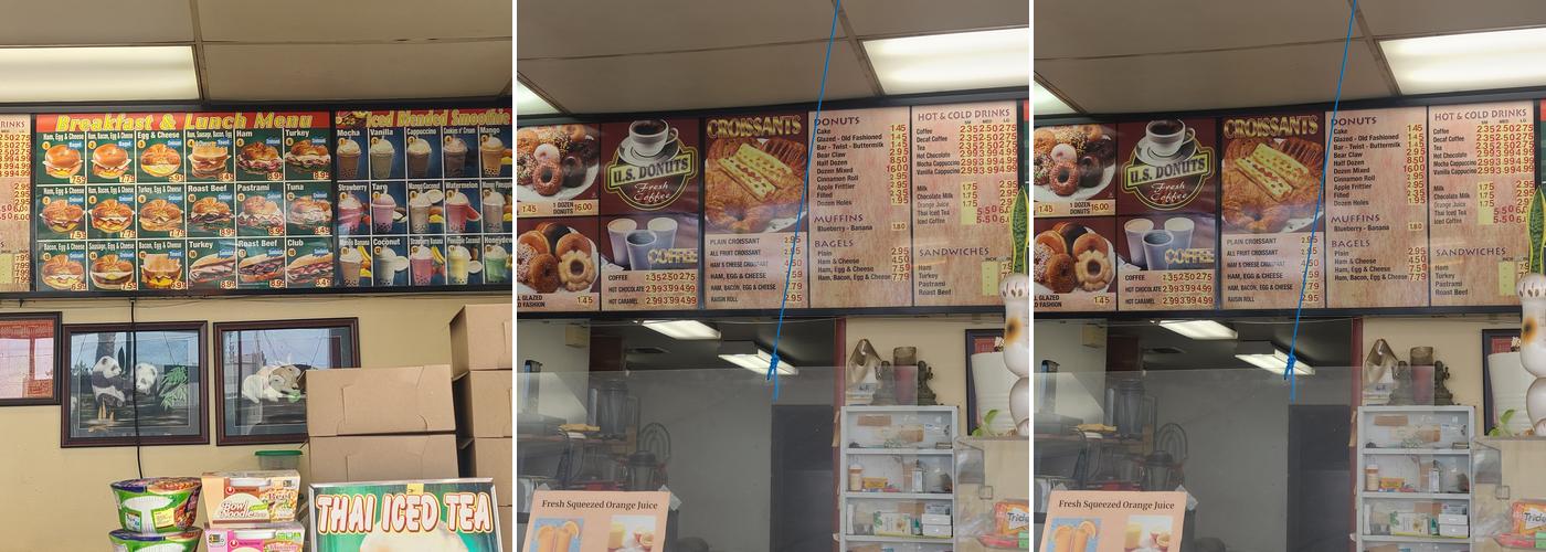 US Doughnuts & Croissants Menu