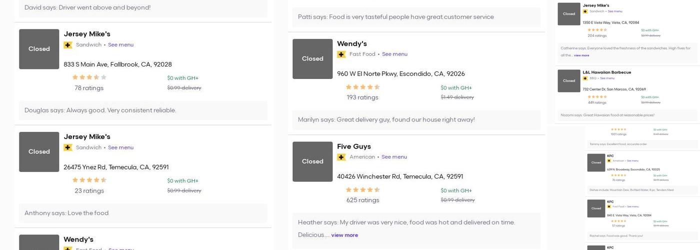 Oceanside Donut Menu