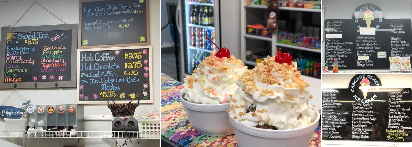 Nana's and Pops Sweet Shop Menu