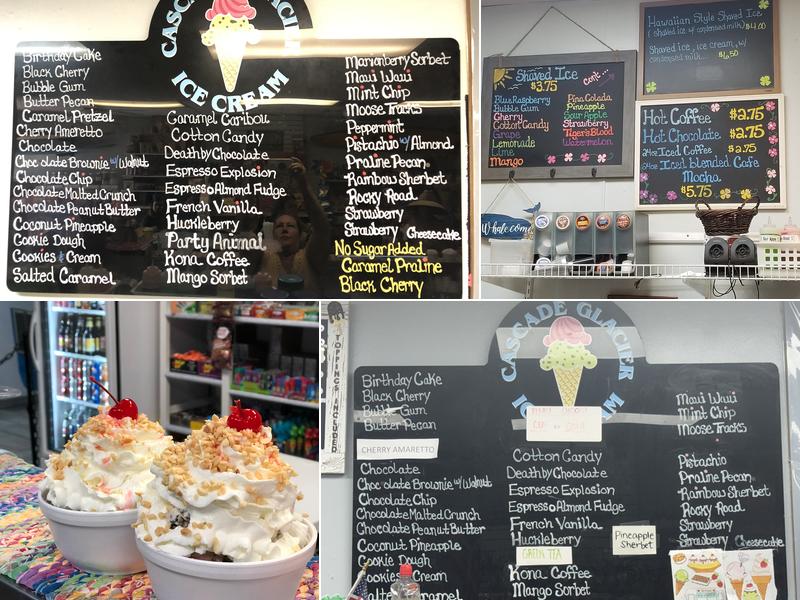 Nana's and Pops Sweet Shop Menu