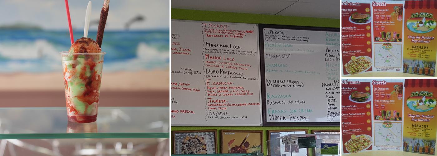 La Isla Neveria Menu