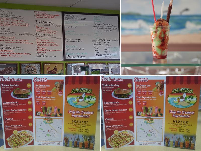 La Isla Neveria Menu