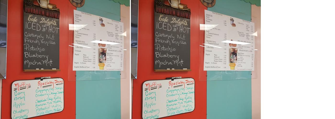 Colonial Do-nut Shop Menu