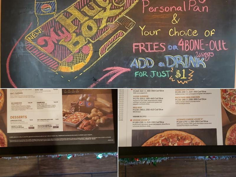 Pizza Hut Menu