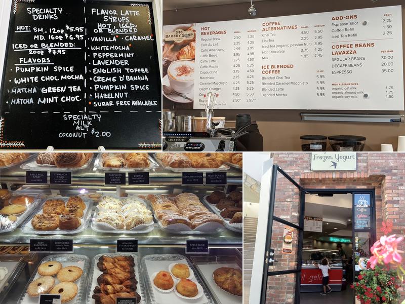 3:16 Bakery Shop Menu