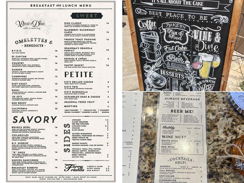 It's All About The Cake Menu