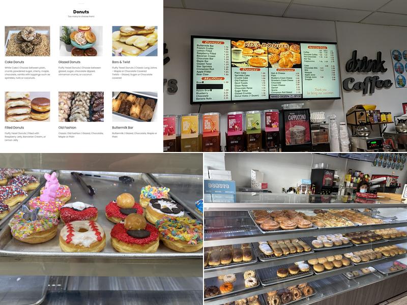 KD's Donuts Menu