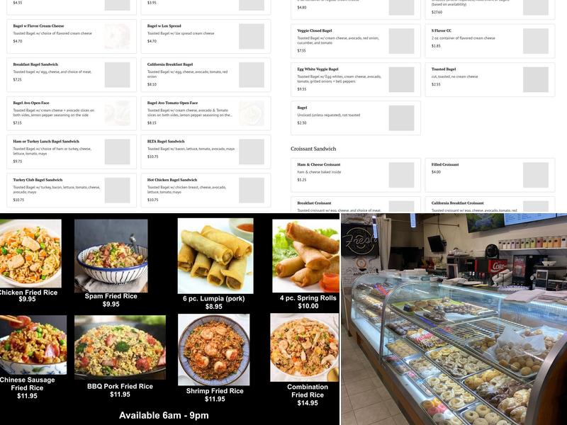 Donut Star - Bagels & Sandwiches Menu