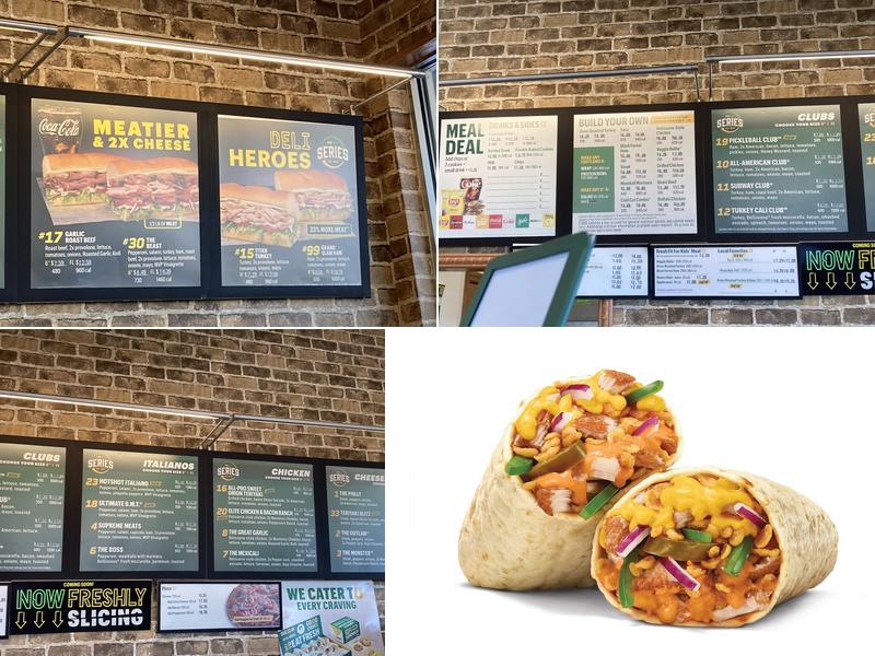 Subway Menu