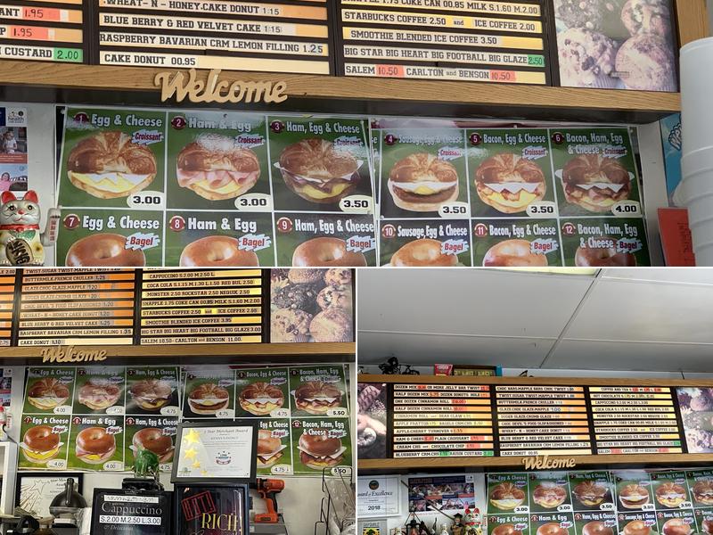 Kenny's Donuts Menu