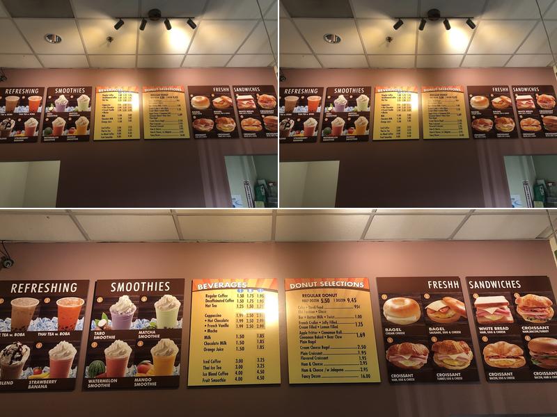 Freshh Donuts Menu