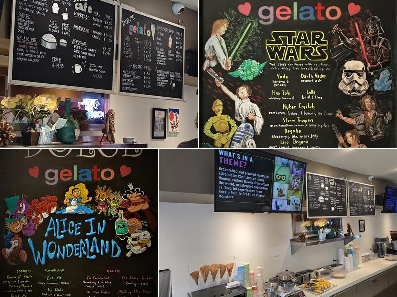 Dolce Gelato Menu