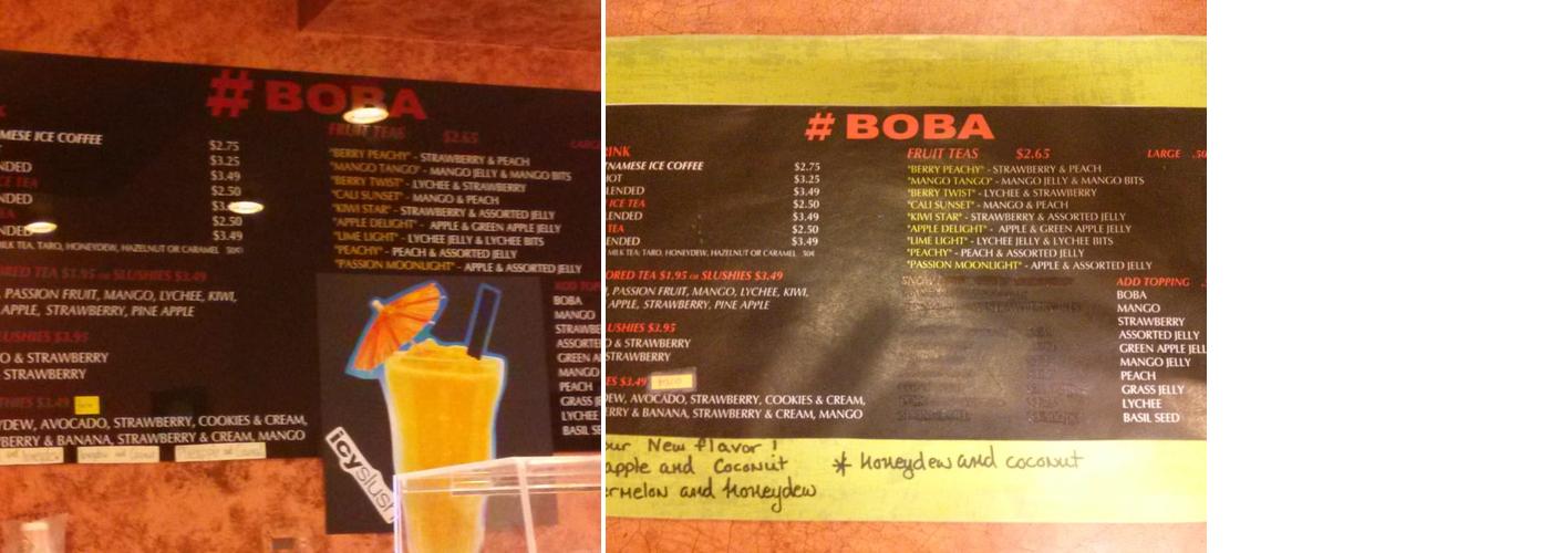 Heavenly Donuts Menu