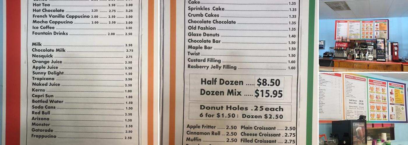 Sprinkle's Donuts Menu