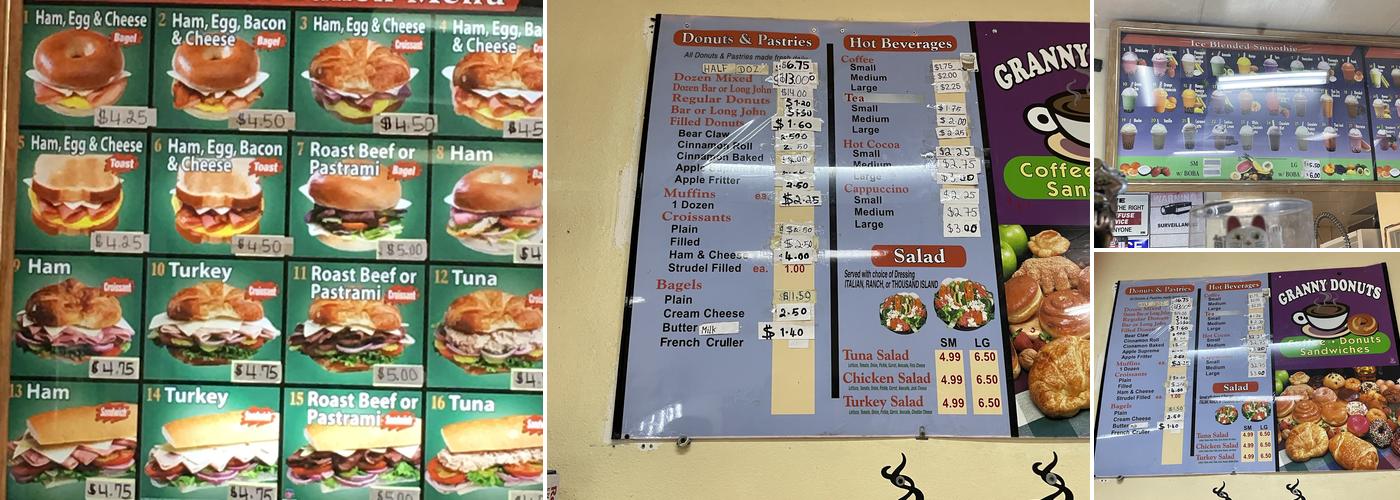 Savy Donuts & Smoothie Menu