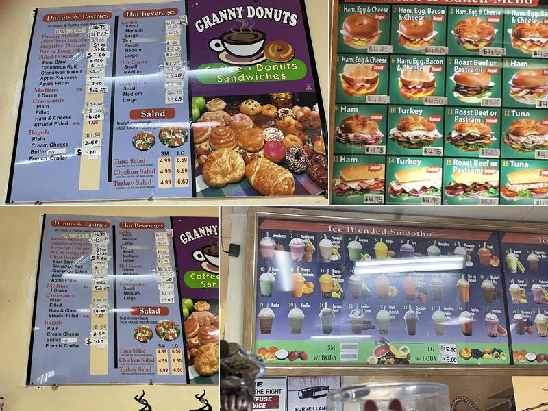 Savy Donuts & Smoothie Menu