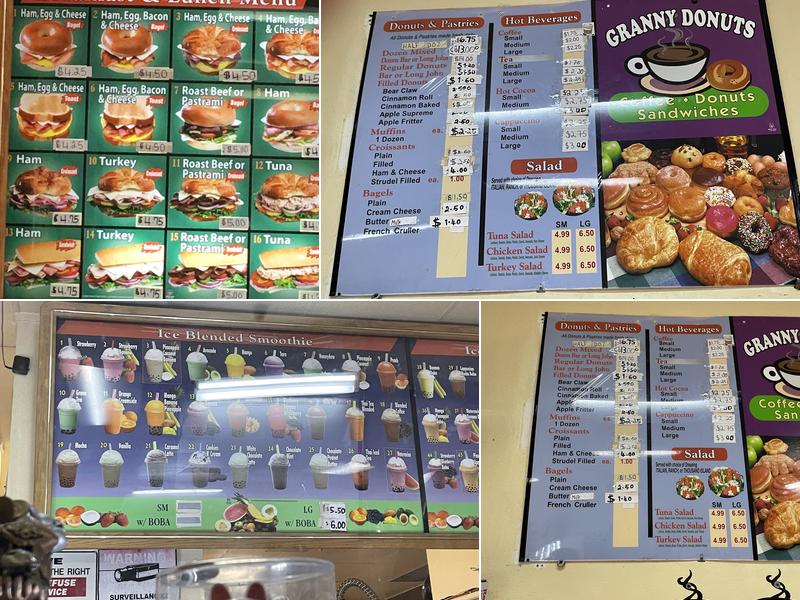 Savy Donuts & Smoothie Menu