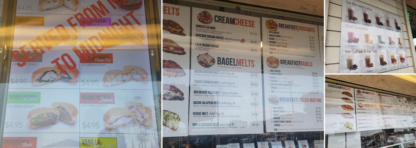 DK's Donuts Menu