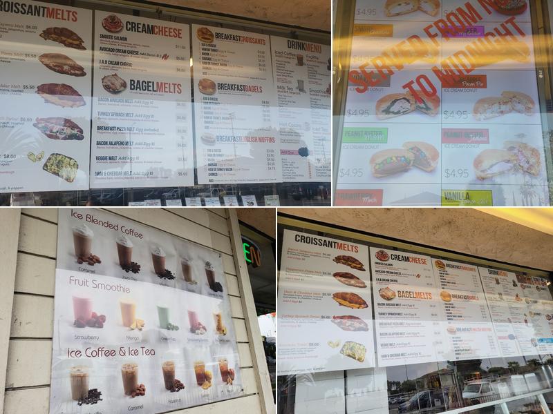 DK's Donuts Menu