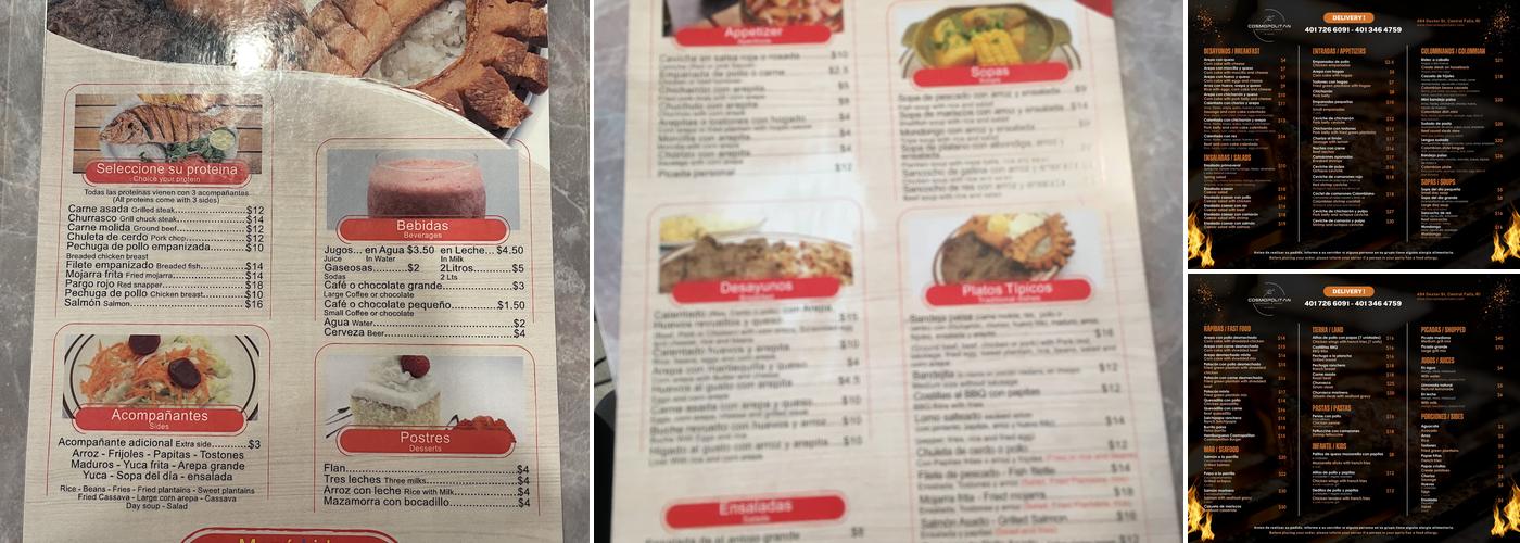 El Antojo Bakery Menu