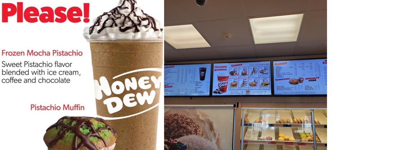 Honey Dew Donuts Menu