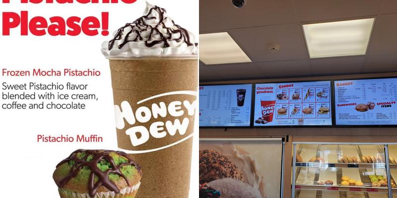 Honey Dew Donuts Menu