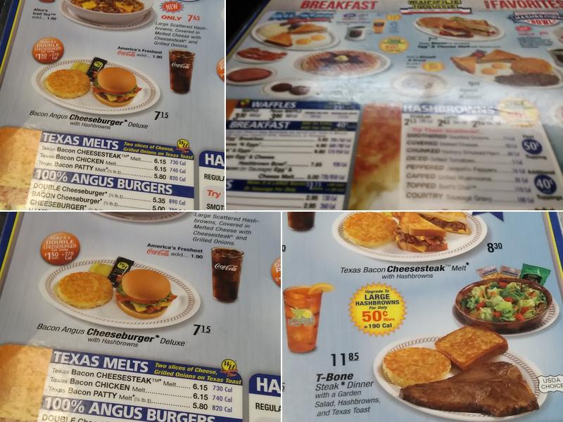 Waffle House Menu