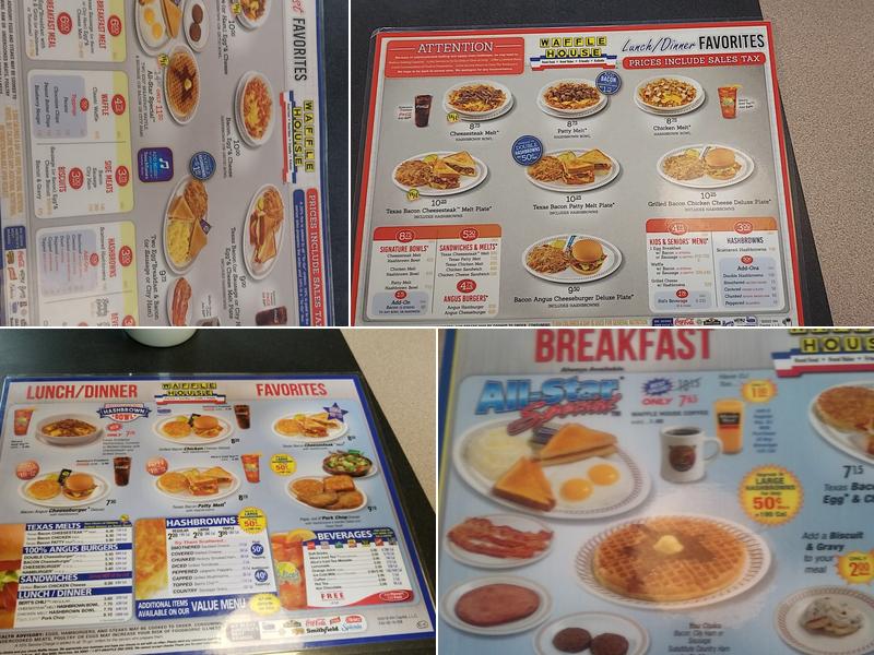 Waffle House Menu