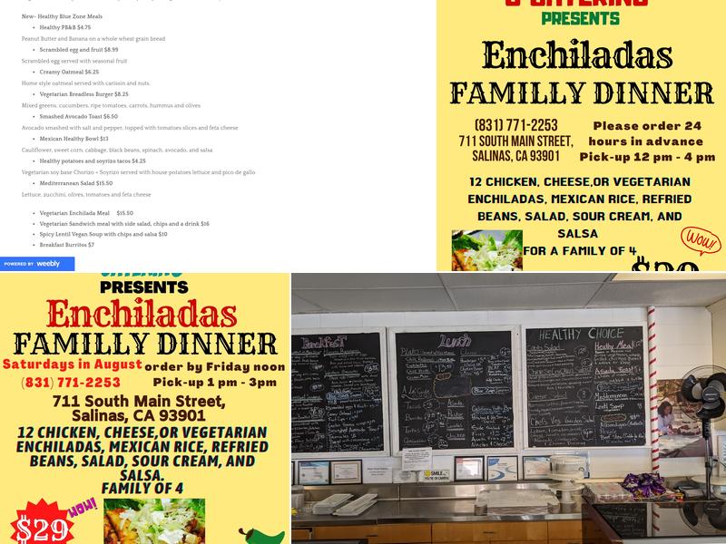 Main Street Bakery & Catering Menu