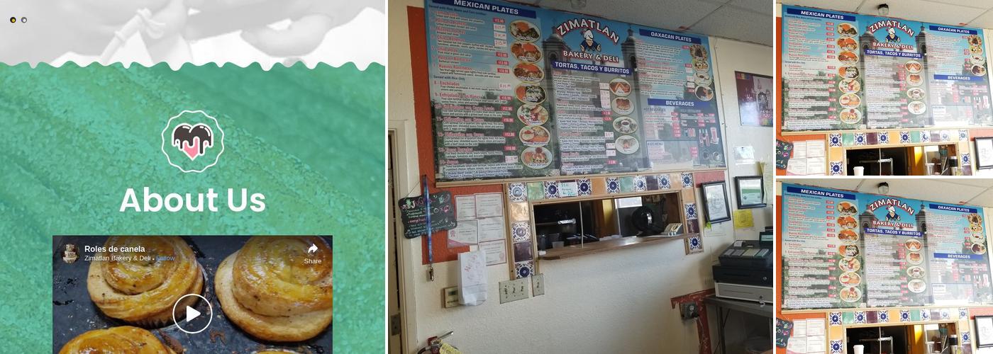 Zimatlan Bakery & Deli Menu