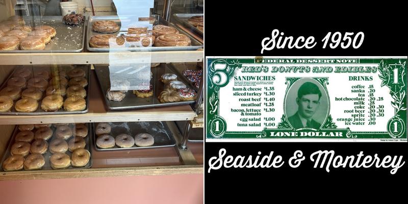 Red's Donuts Menu