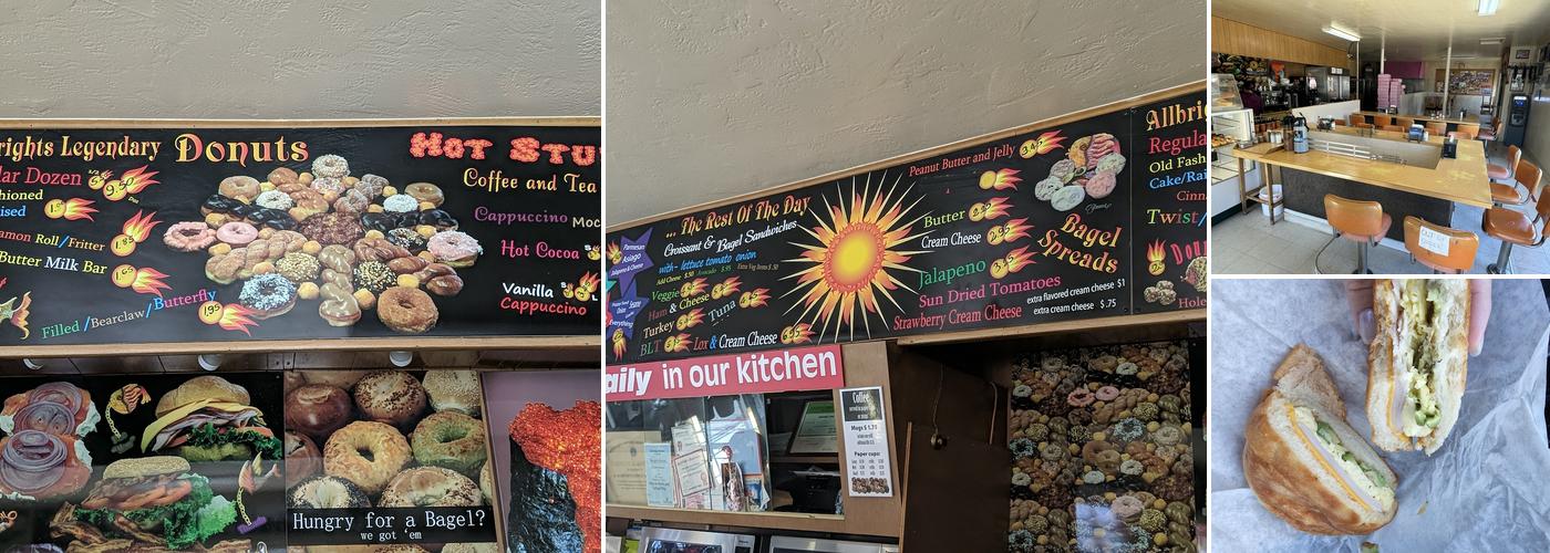 Allbright's Donut Shoppe Menu