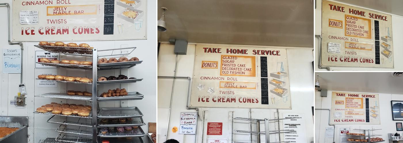 Stan's Donut Shop Menu