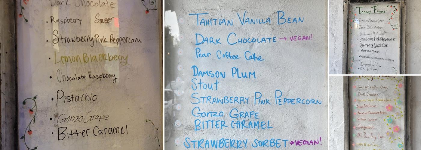 The Penny Ice Creamery | Downtown Santa Cruz Menu