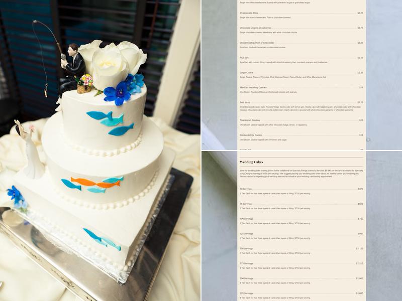 I DO Wedding Cakes Menu