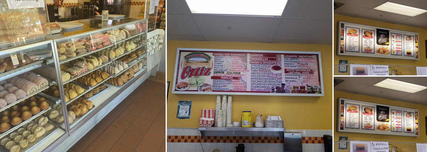Panaderia Ortiz Menu