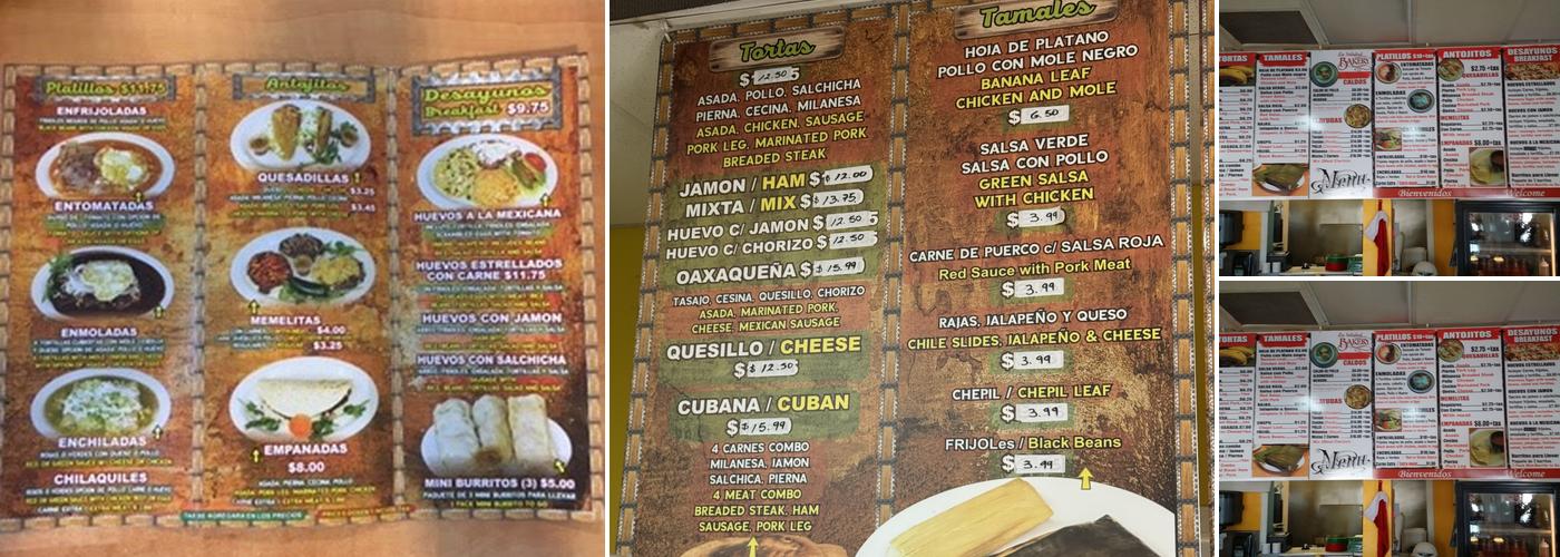 La Soledad Bakery #2 Menu