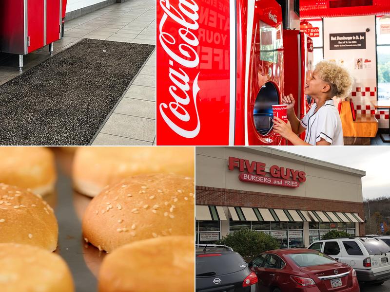 Five Guys 1303 W Walnut Ave, Dalton